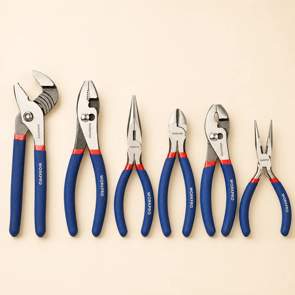 WORKPRO Seven Piece Pliers Set
