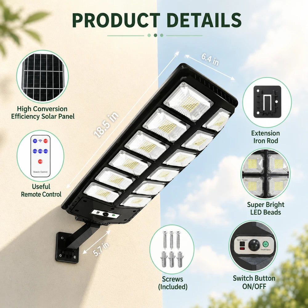 Solar LED Outdoor Street Light