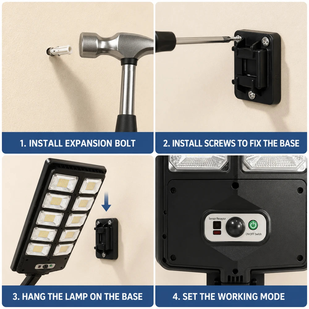 Solar LED Outdoor Street Light