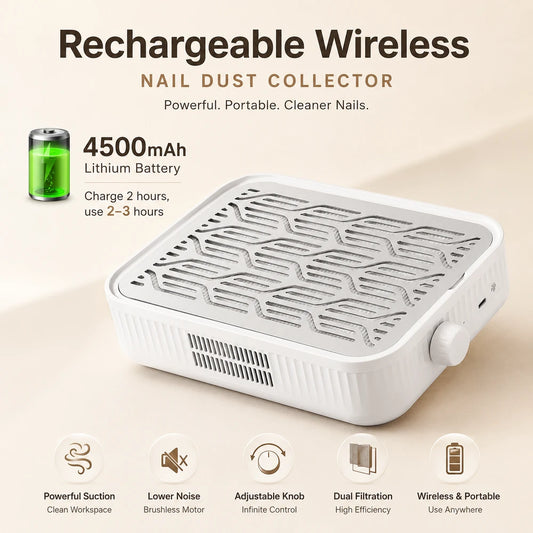 Wireless Turbine Nail Dust Collector