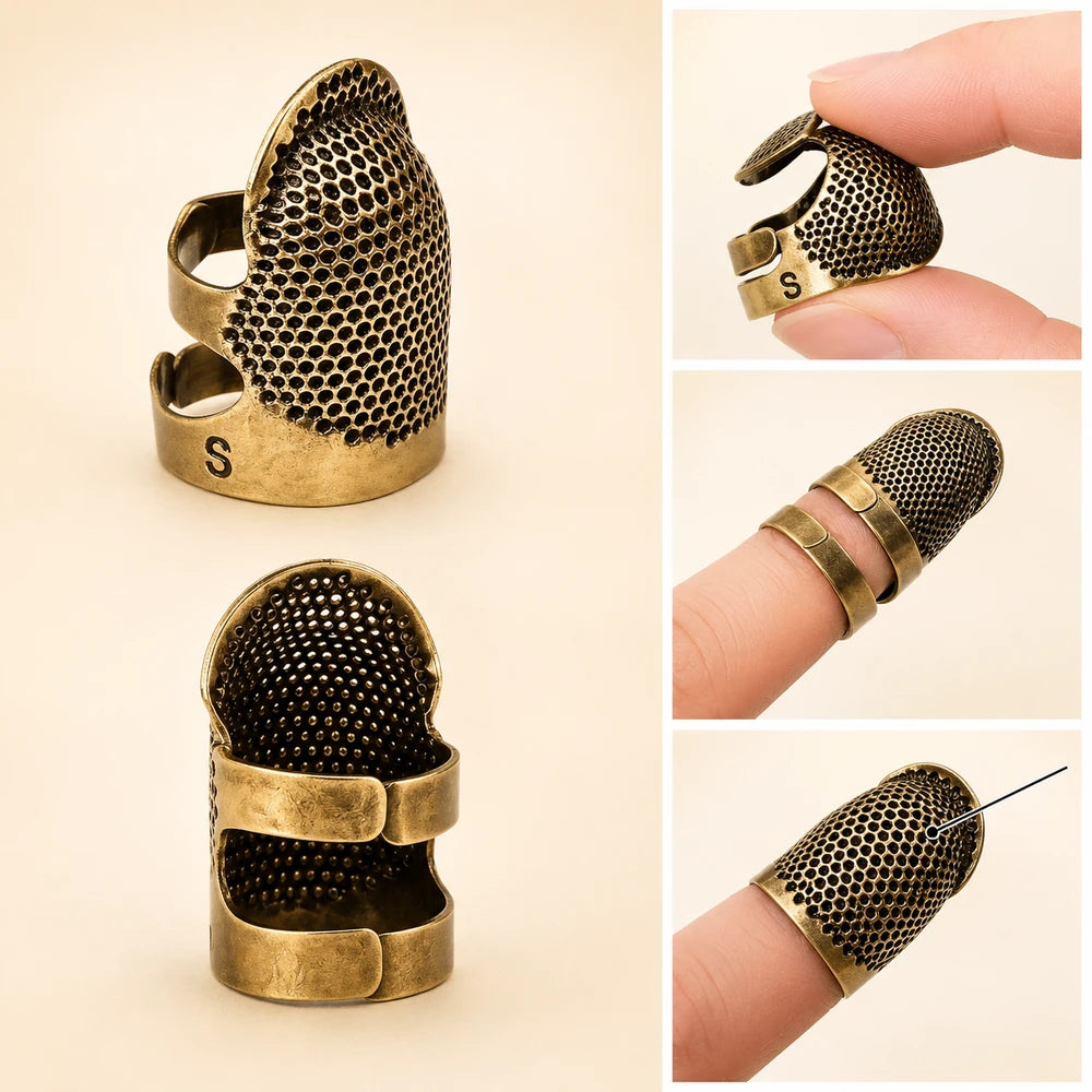 Vintage Adjustable Metal Thimbles