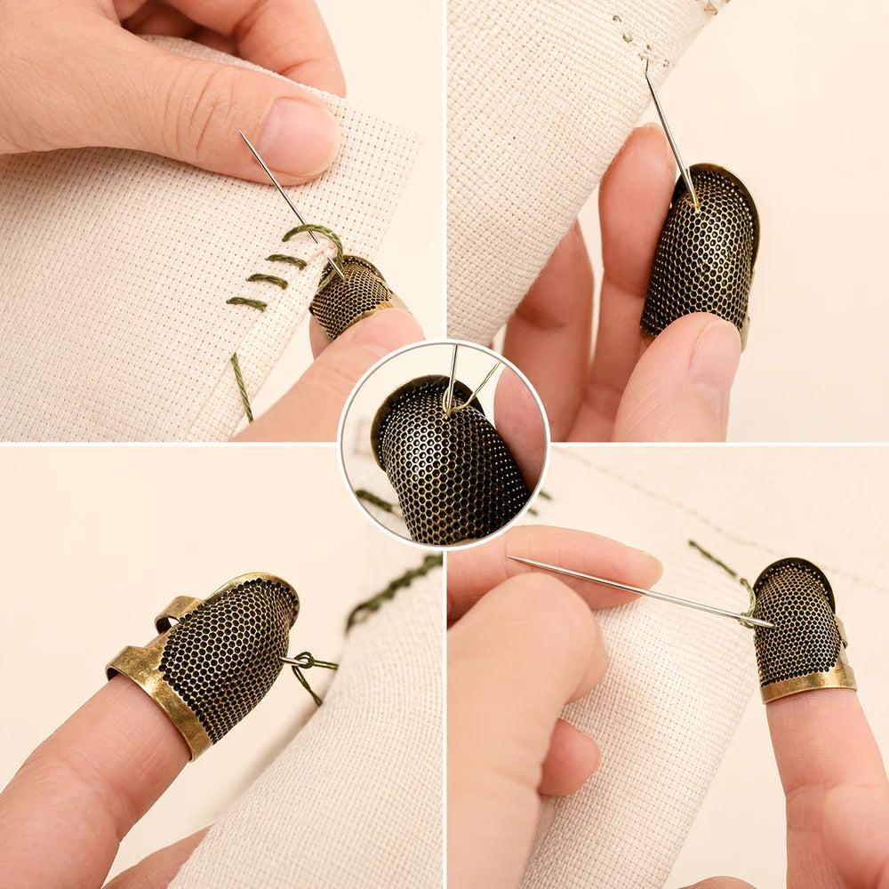 Vintage Adjustable Metal Thimbles