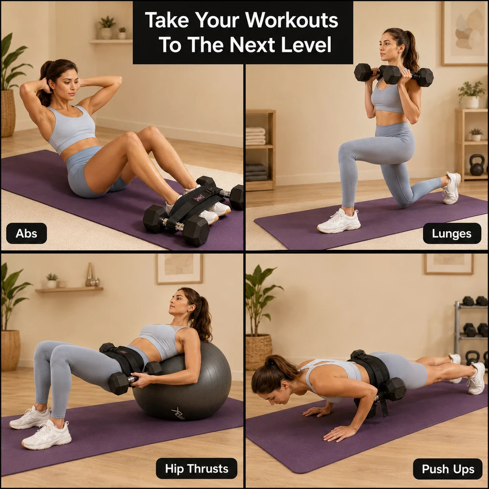 Adjustable Weighted Hip Belt