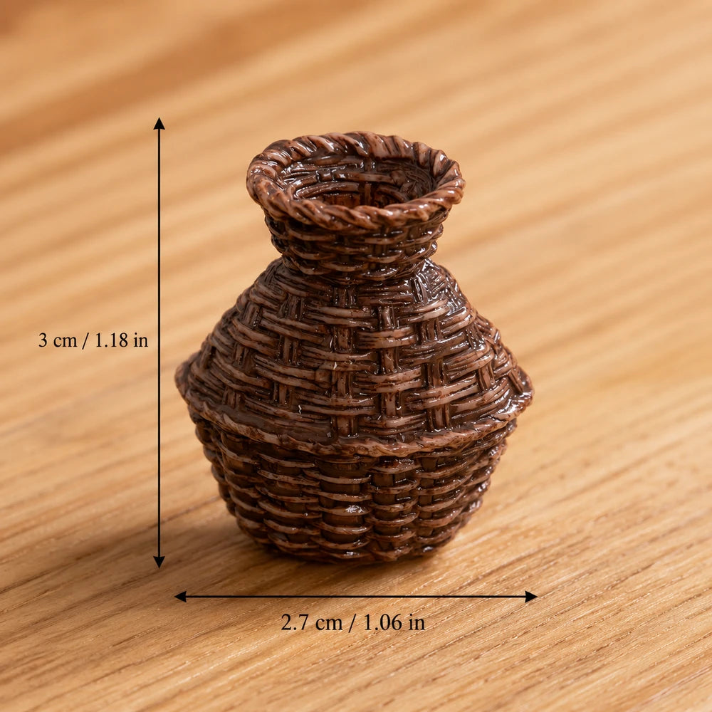 Miniature Woven Basket Set