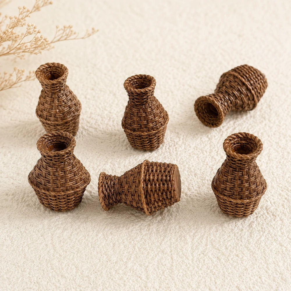 Miniature Woven Basket Set