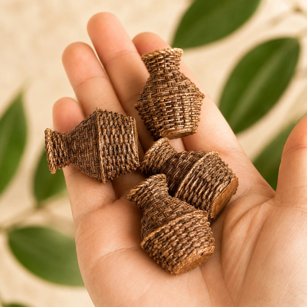 Miniature Woven Basket Set