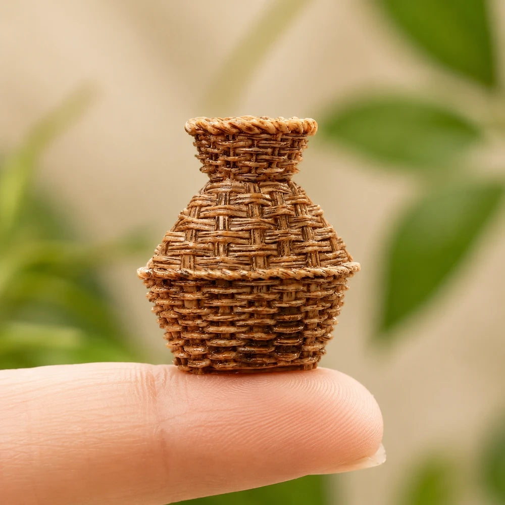 Miniature Woven Basket Set
