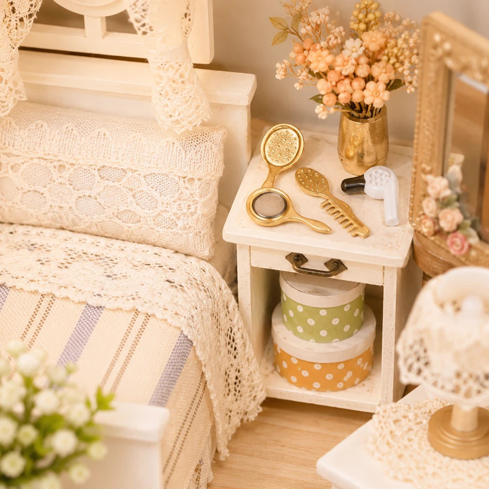 Miniature Dollhouse Bathroom Accessory Set