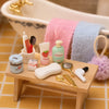 Miniature Dollhouse Bathroom Accessory Set