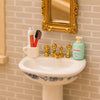Miniature Dollhouse Bathroom Accessory Set