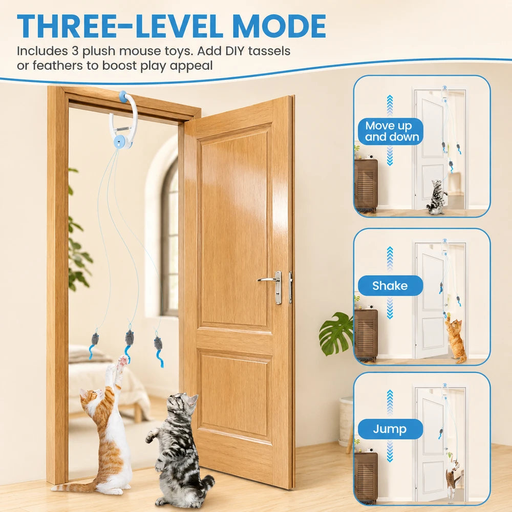 Interactive Hanging Cat Toy