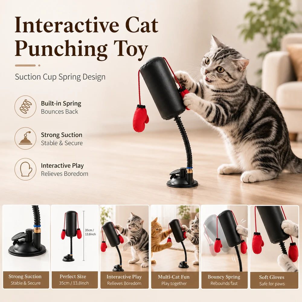 Multifunctional Cat Boxing Toy