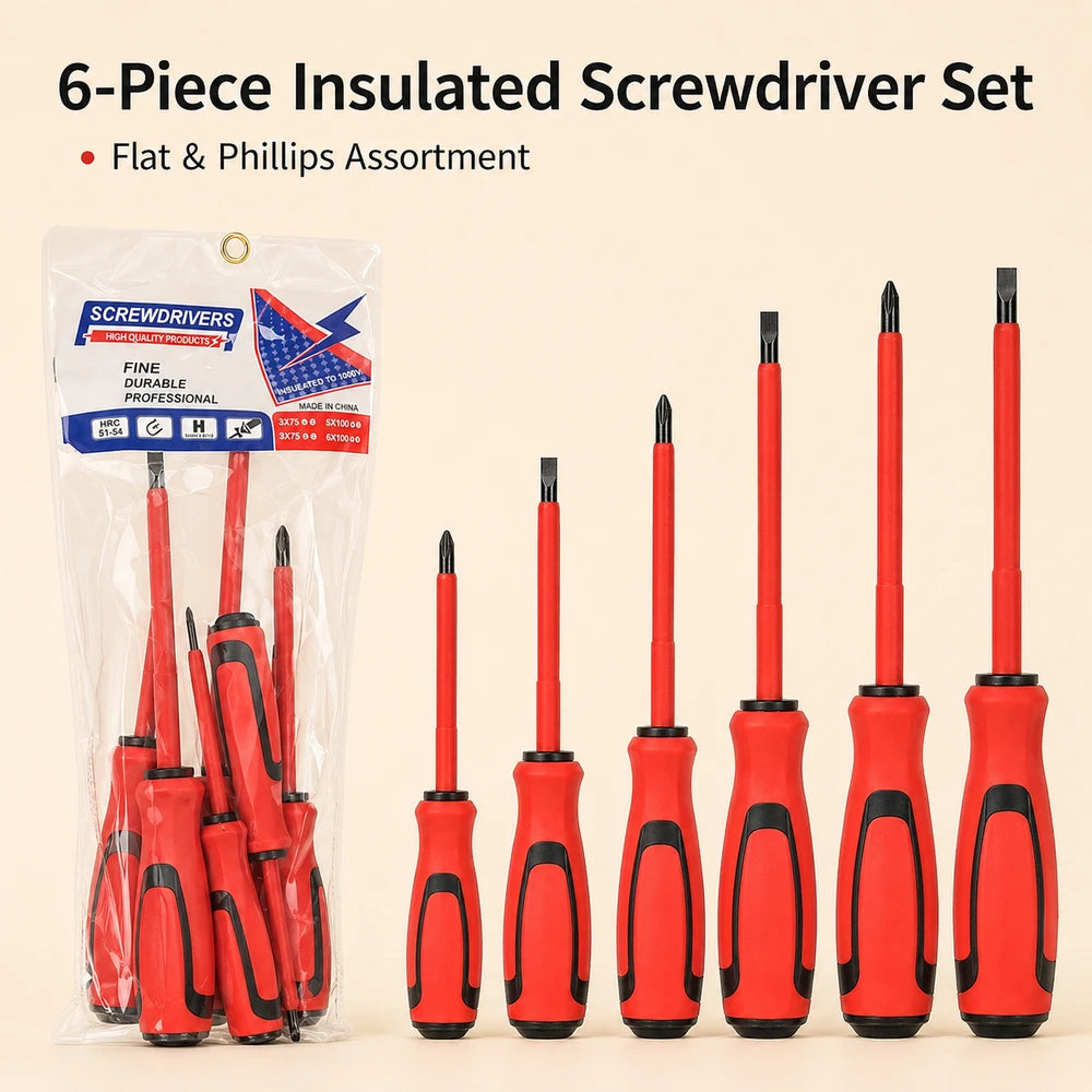 Magnetic Insulated Screwdriver Set