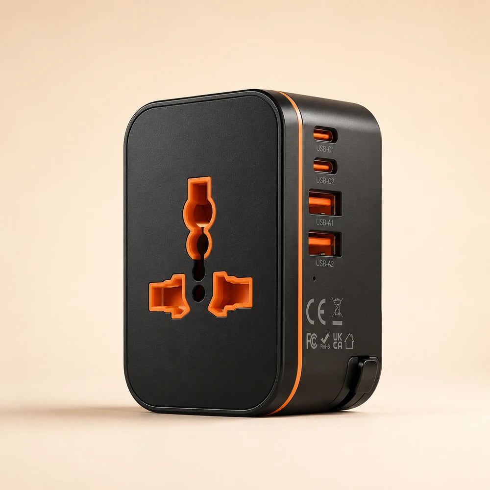 Universal Multi-Port Travel Adapter