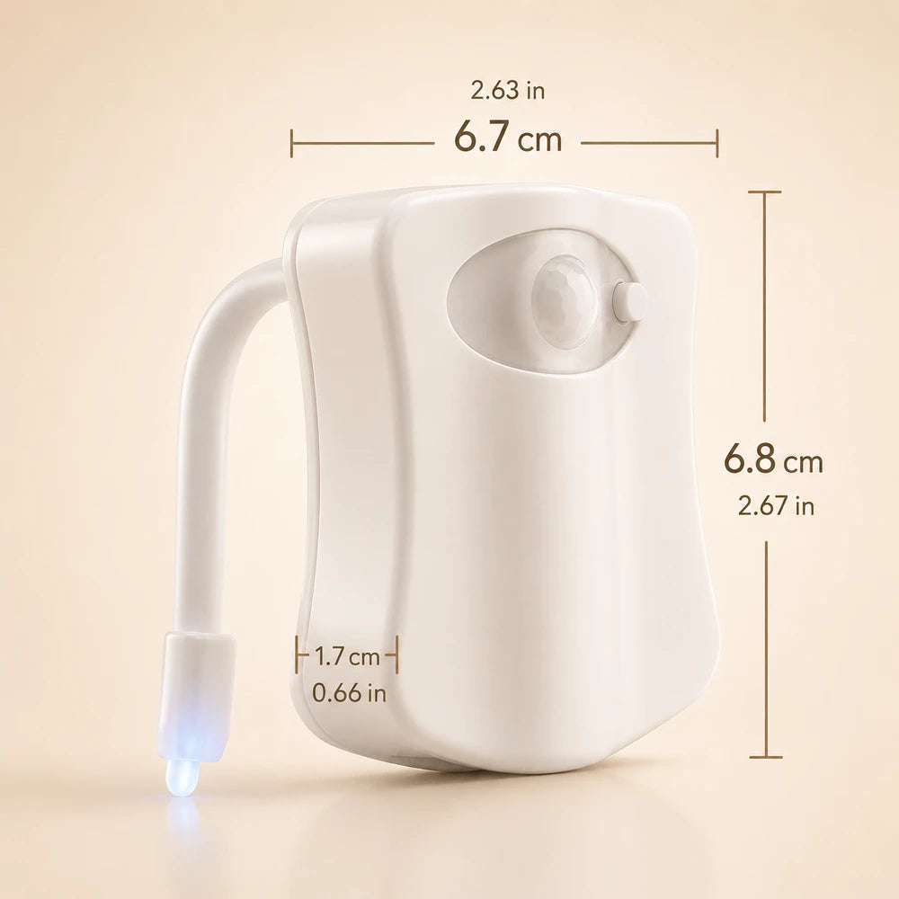 Motion Sensor LED Toilet Night Light