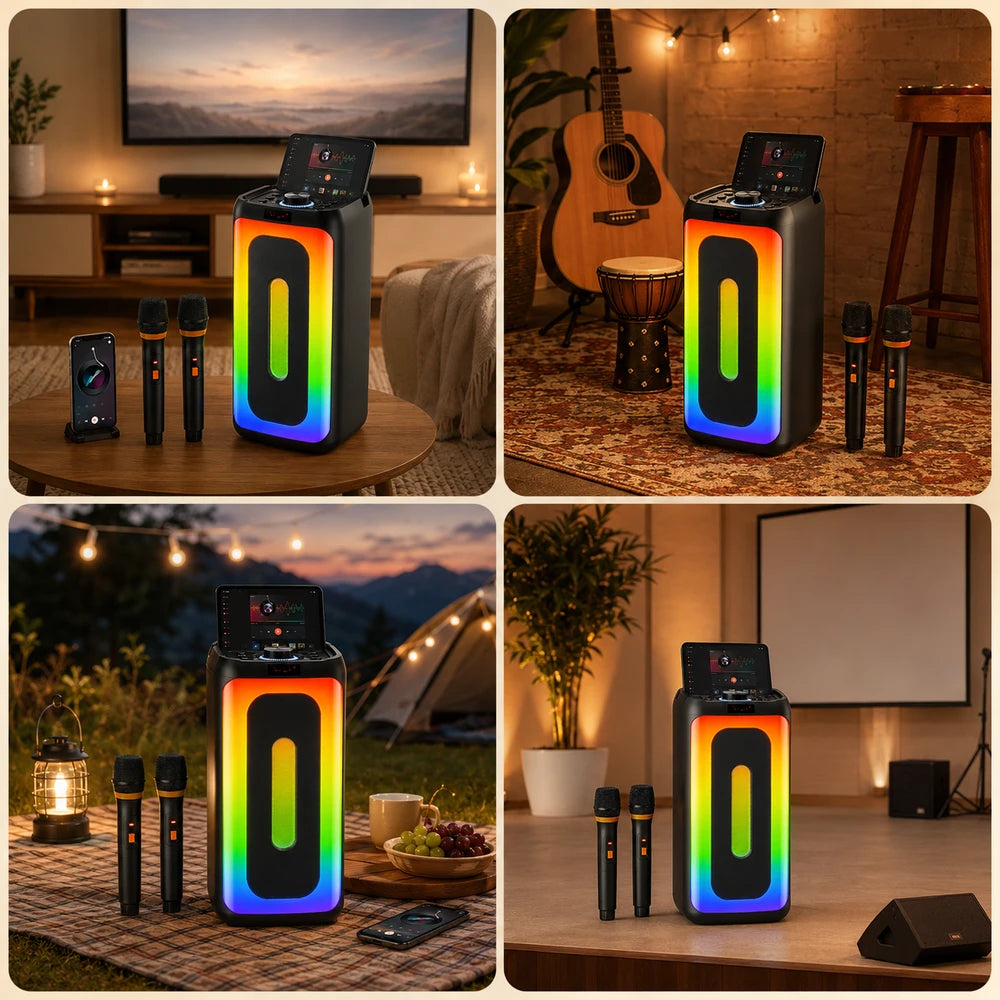Portable Karaoke Bluetooth Speaker