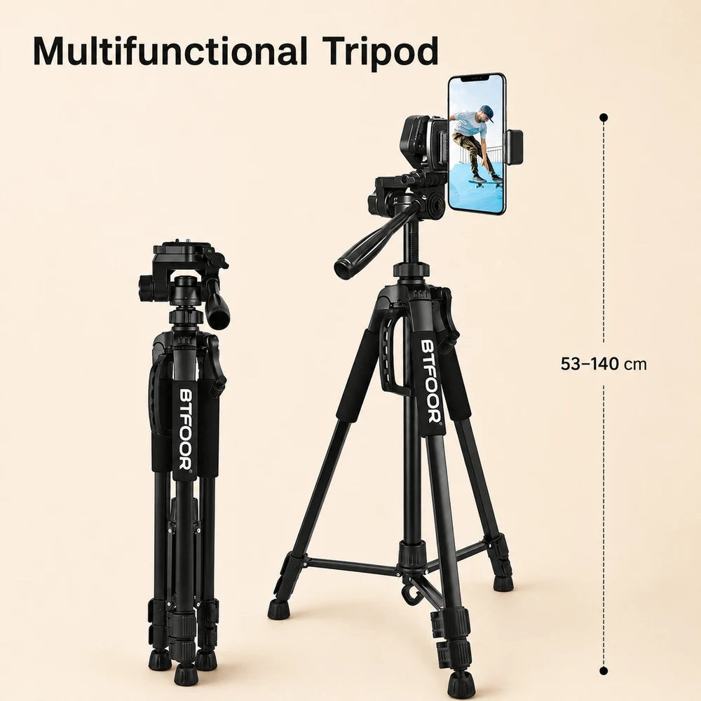 Aluminum Camera Phone Travel Tripod