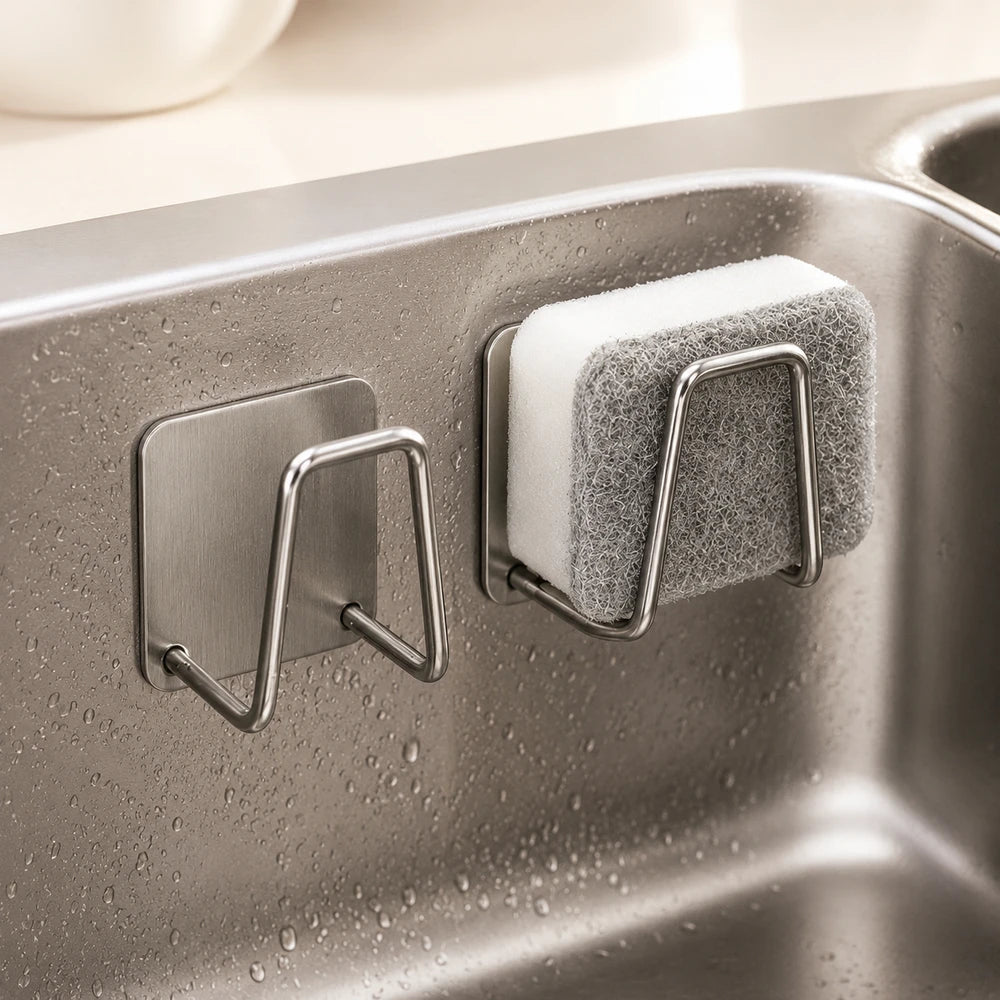 Stainless Steel Sink Sponge Holder