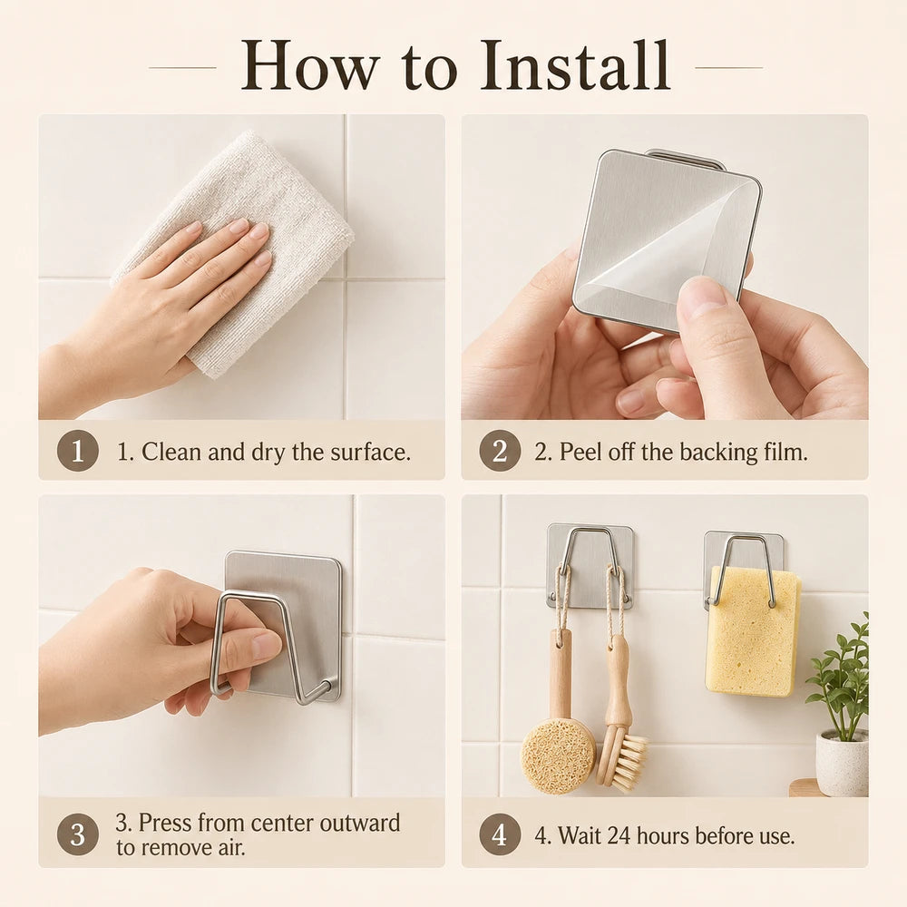 Stainless Steel Sink Sponge Holder
