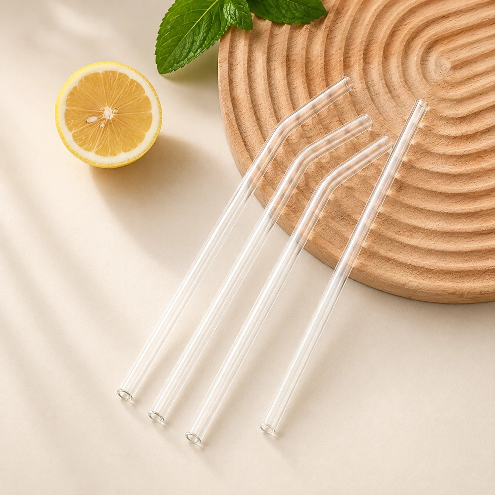 Reusable Glass Drinking Straws