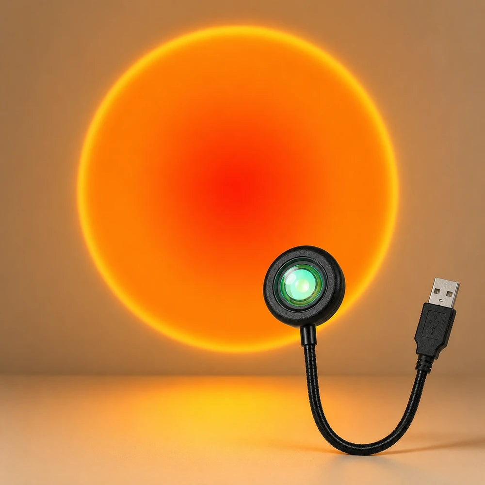 USB Sunset Projection Lamp