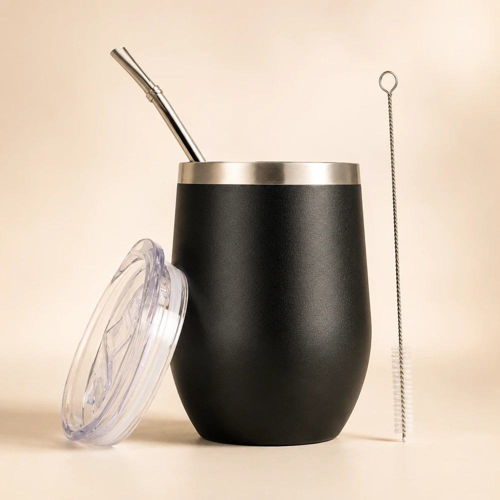 Stainless Steel Yerba Mate Gourd Set