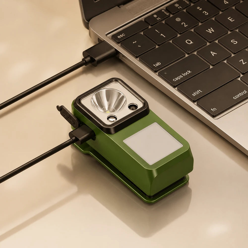Rechargeable Magnetic LED Camping Flashlight