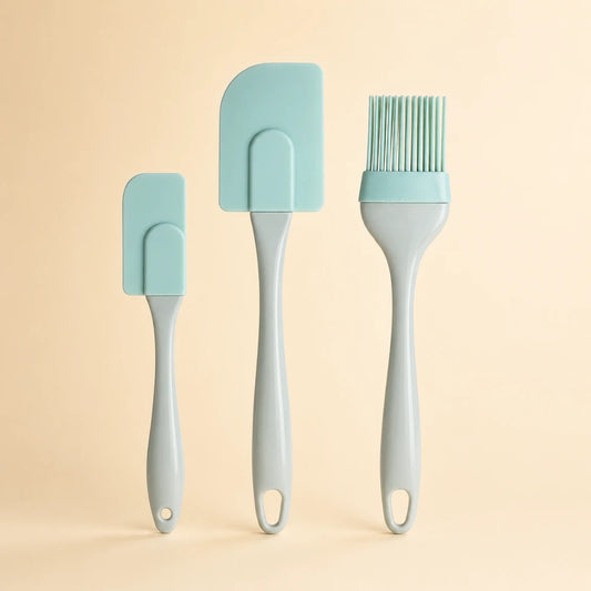 Silicone Baking Spatula and Brush Set