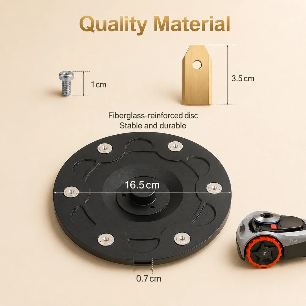 Abiy Robotic Lawnmower Cutting Disc Set