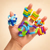 Rainbow Circle Fidget Rope Twist Toy