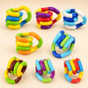 Rainbow Circle Fidget Rope Twist Toy