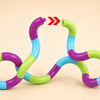 Rainbow Circle Fidget Rope Twist Toy