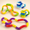 Rainbow Circle Fidget Rope Twist Toy