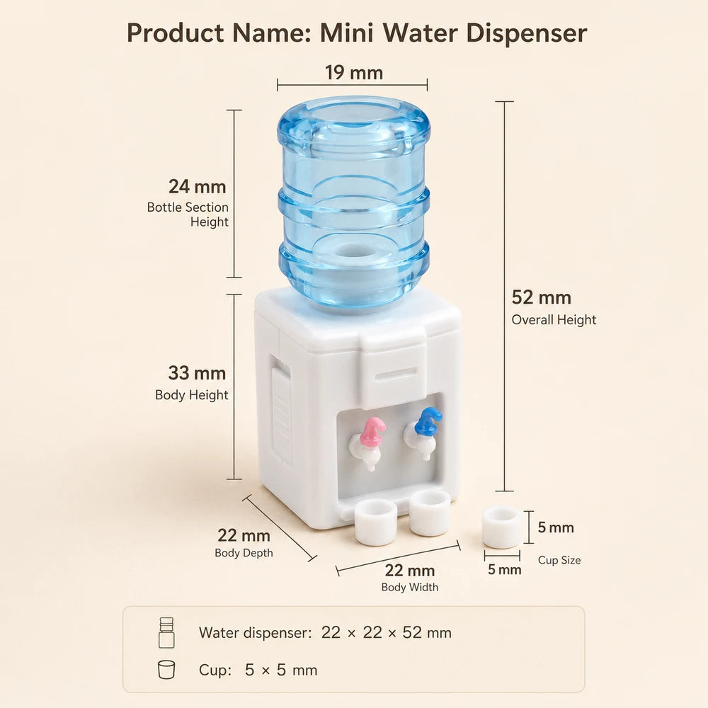 Mediterranean Miniature Water Dispenser Model