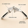 Zinc Alloy Garlic Press