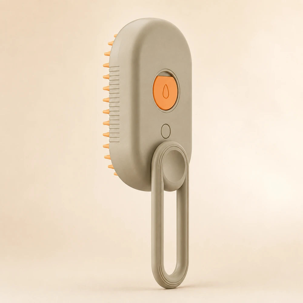 Electric Pet Steam Grooming Brush