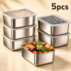 Stainless Steel Food Storage Containers Set
