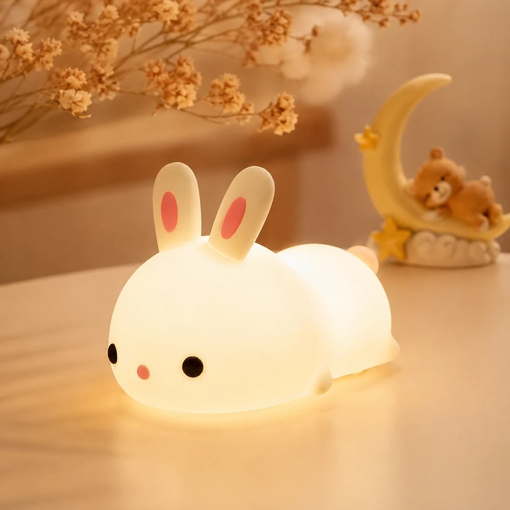 Silicone Bunny Night Light
