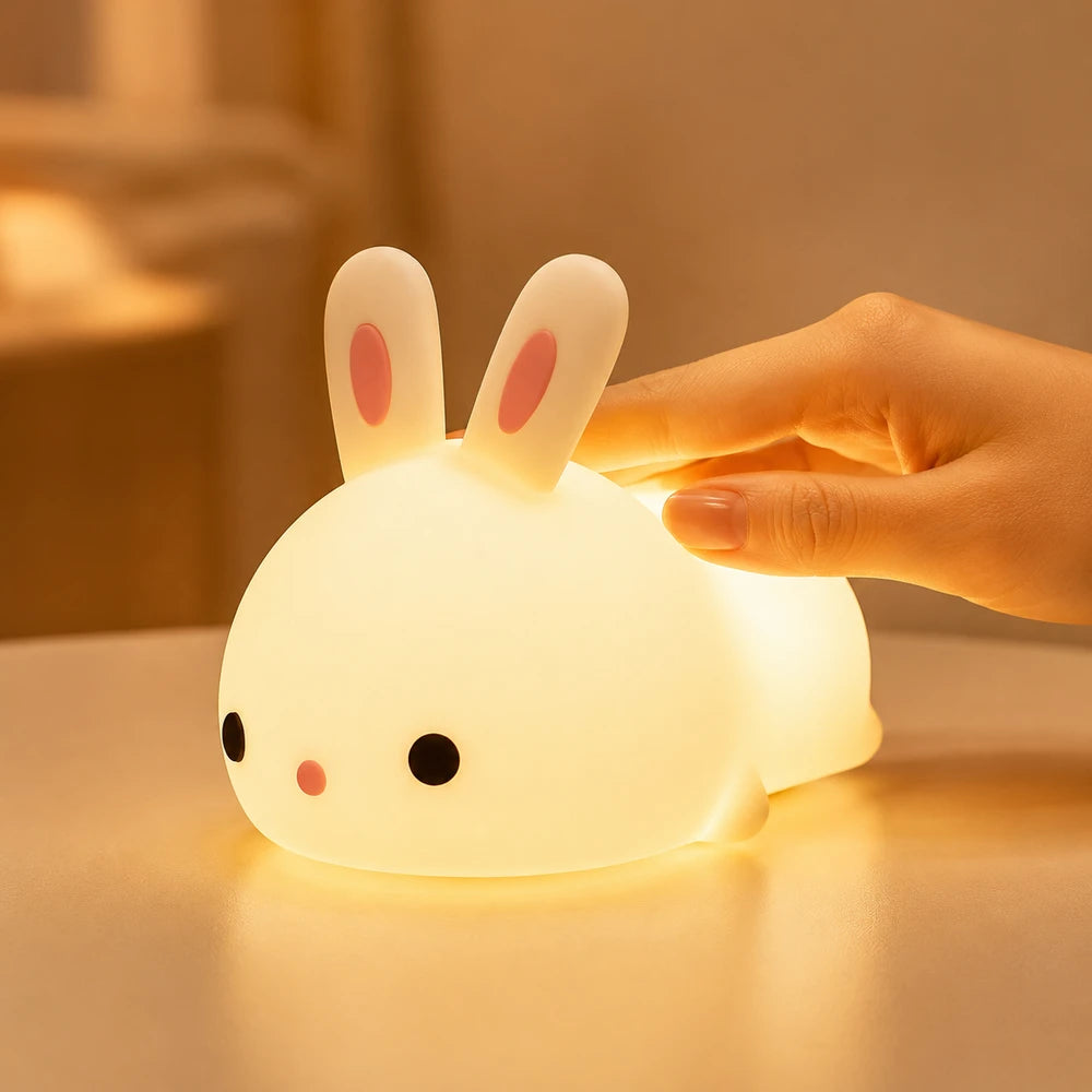 Silicone Bunny Night Light