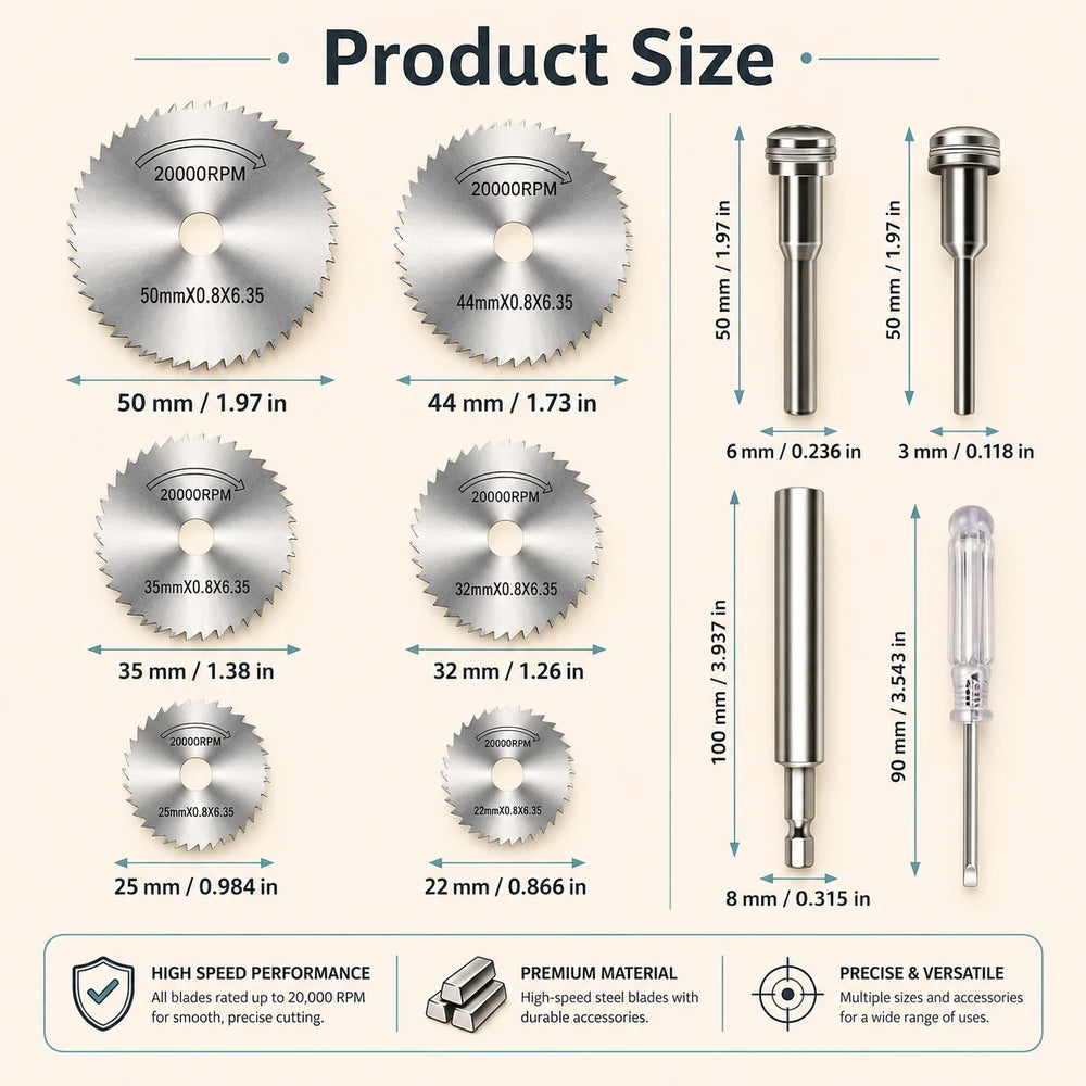 High Speed Steel Saw Blades