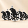 Swivel Rubber Office Chair Wheels