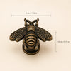 French Vintage Zinc Alloy Bee Handle
