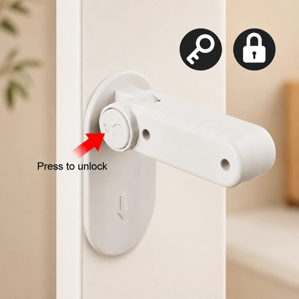 Universal Door Lever Safety Lock