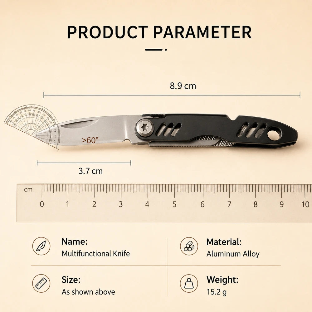 Multi-Functional Folding Pocket Knife