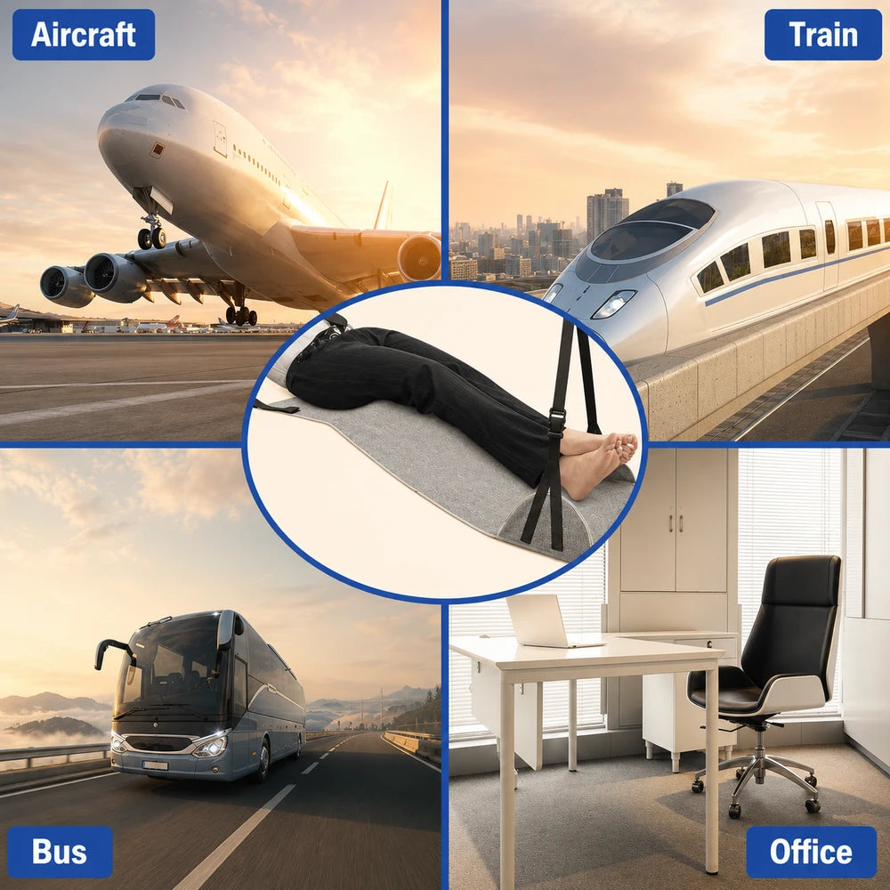Nylon Airplane Foot Hammock