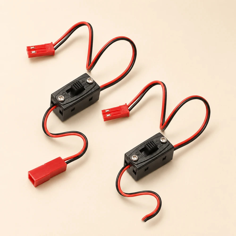 Red RC Receiver Power Switch
