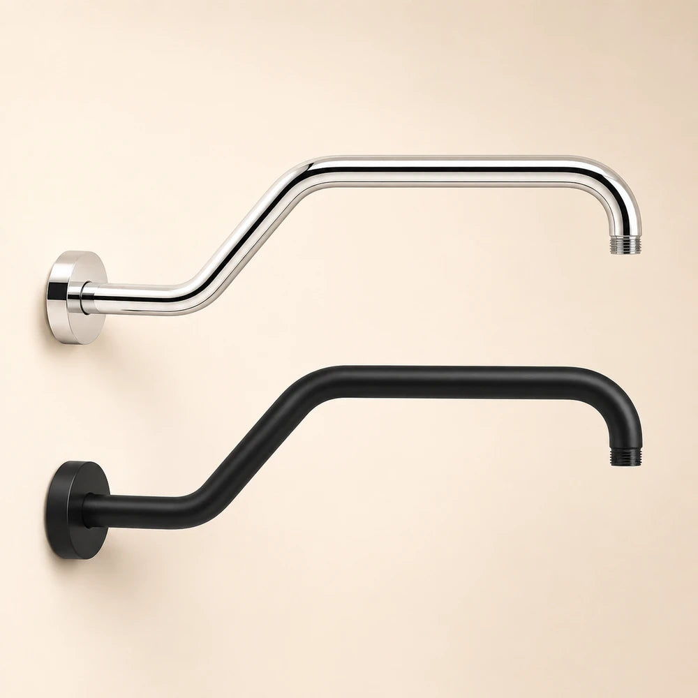 Matte Black Wall Mounted Shower Arm