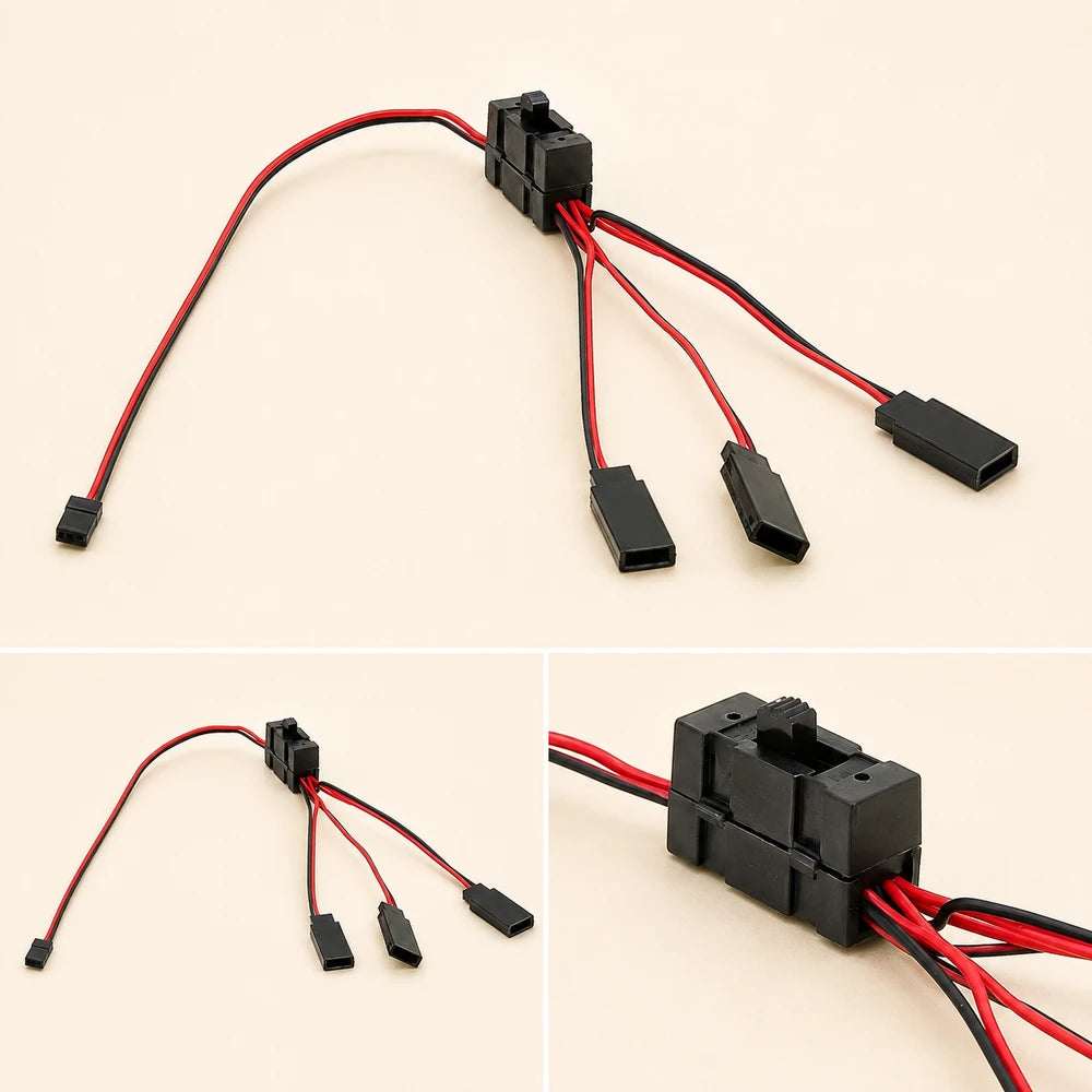 RC Crawler LED Light Switch Cable