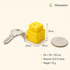 Mini Cheese Fidget Keychain