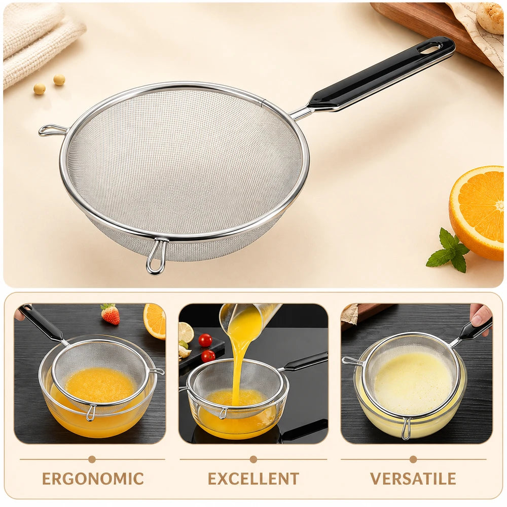 Stainless Steel Fine Mesh Strainer